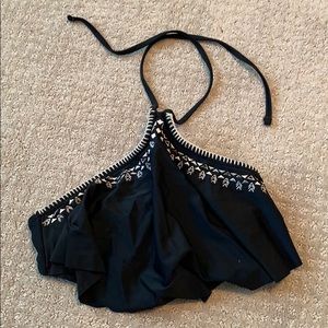 float black bikini top